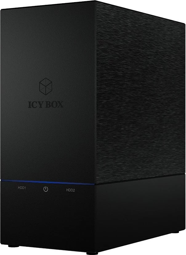 Kasë eksternale ICY BOX IB-RD3621U3, 2x3.5", USB 3.0, RAID, e zezë