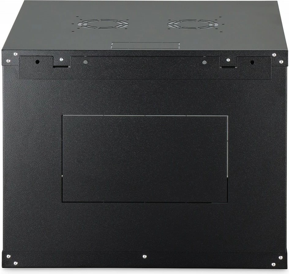 Kabinet rrjeti muror Digitus DN-37107 19" 9U 474x600x600mm derë xhami IP20 kapacitet 60kg i pa-montuar, zezë