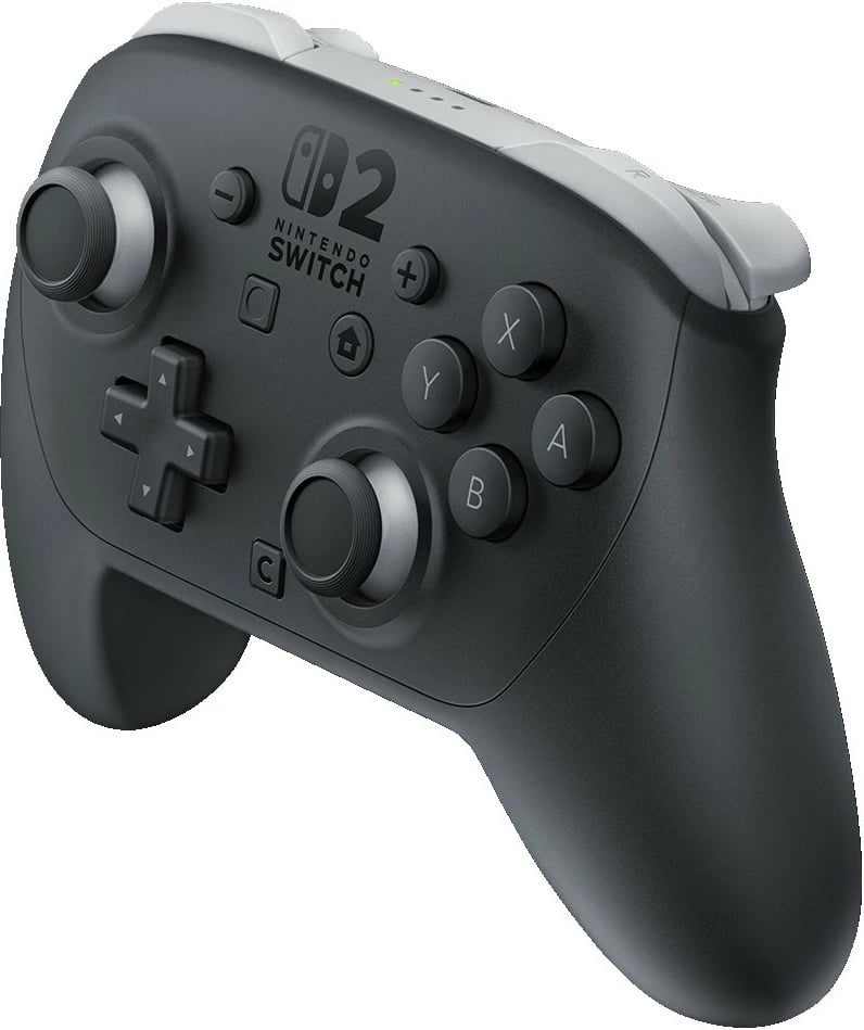 Gamepad Nintendo Switch 2 Pro, wireless, 40 orë bateri, i zi