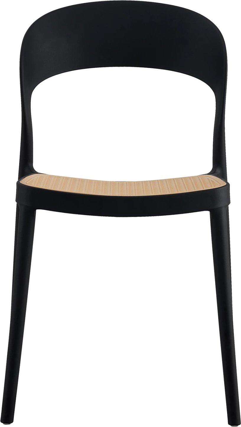 Karrige polipropileni CLEO FH5936.02, e zezë-bezhë, 41x53x81H cm