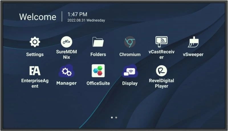 Ekran i madh Viewsonic CDE4330, 43 inç, 4K Ultra HD, Android 11, Wi-Fi, HDMI, USB-C