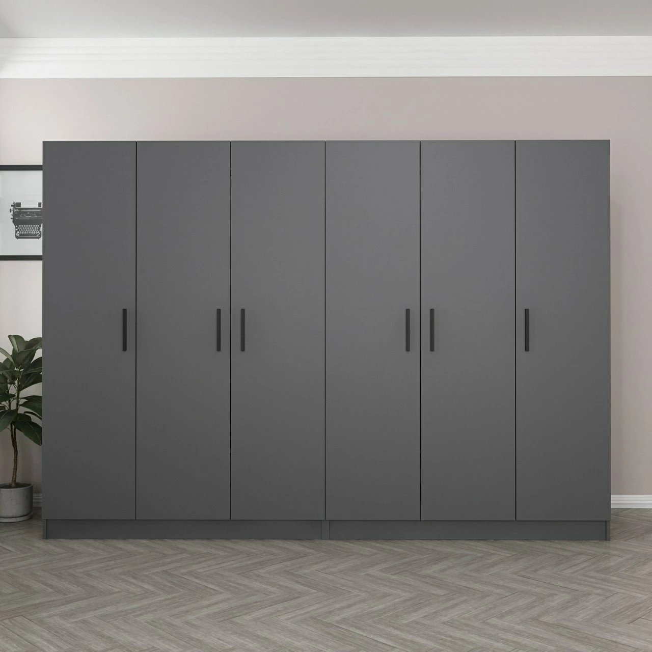 Dollap Skye Decor, anthracite, 4977