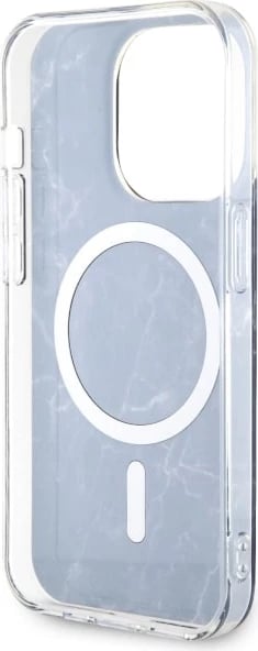 Mbështjellës Guess GUHMP14LPCUMAK për iPhone 14 Pro 6.1", MagSafe, mermer, zi Mbështjellës Guess GUHMP14LPCUMAK për iPhone 14 Pro 6.1", MagSafe, mermer, zi