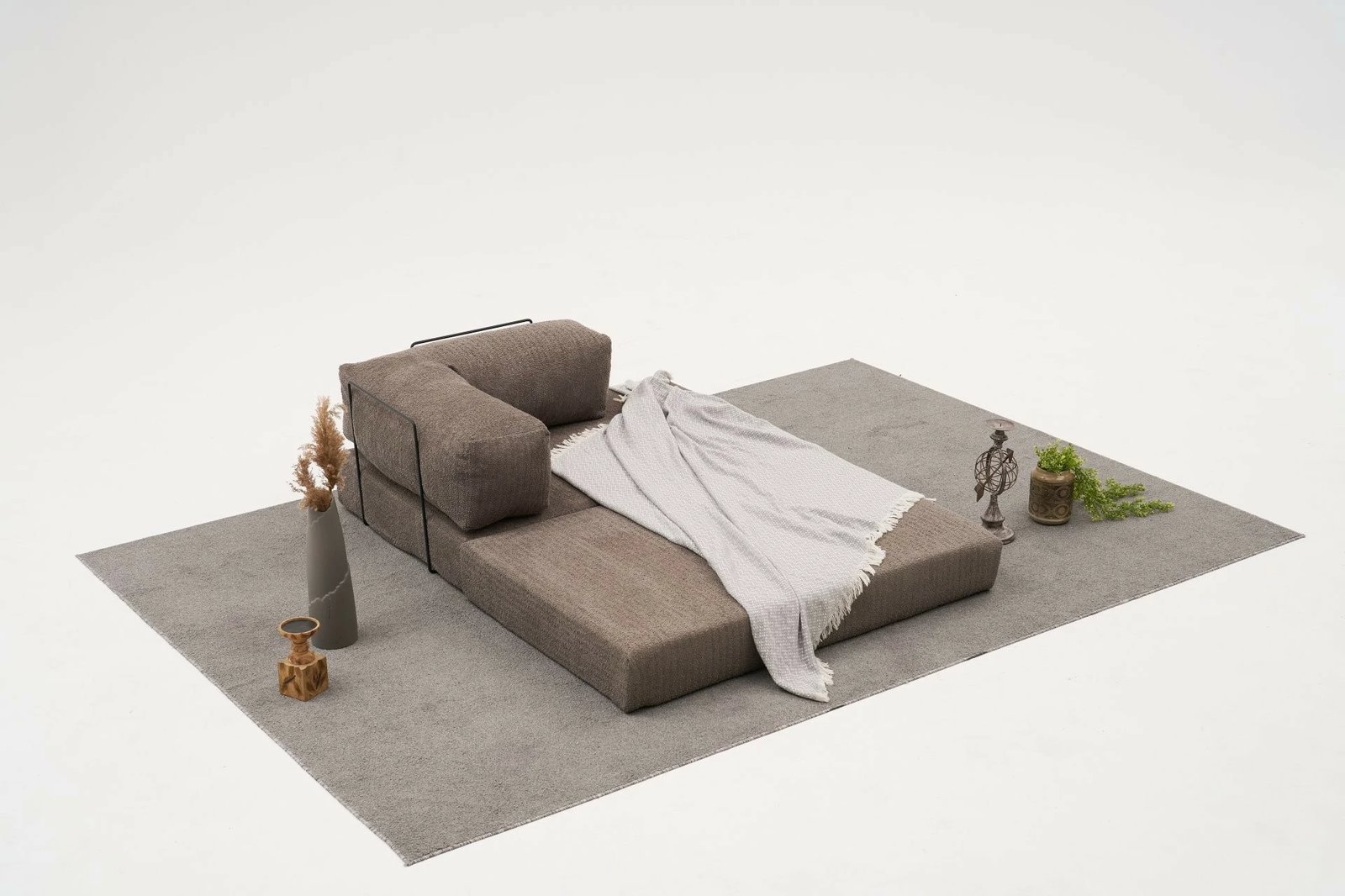 Divan 2-vendësh Atelier del Sofa, Comfort, ngjyrë gri v2 Divan 2-vendësh Atelier del Sofa, Comfort, ngjyrë gri v2