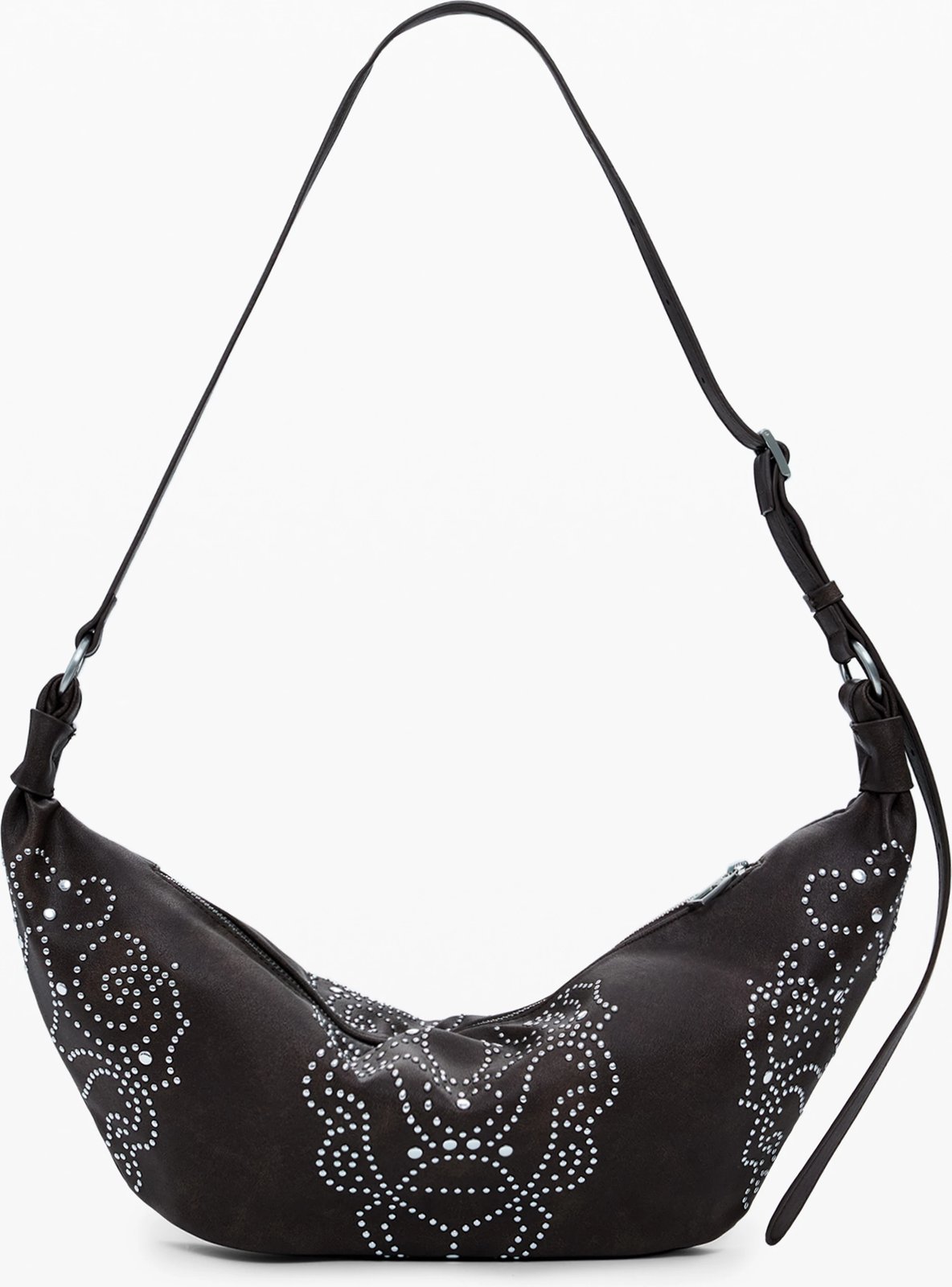Çantë për femra Desigual Munster Poker Face, kafe