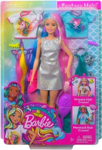 Lodër për vajza Barbie Fantasy Hair Unicorn