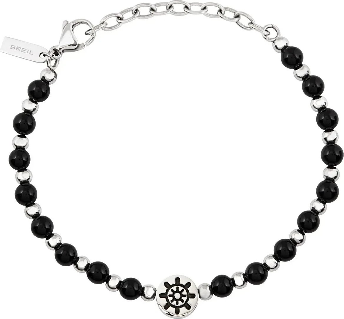 Byzylyk për meshkuj BREIL JEWELS TJ3590, argjend me të zeza