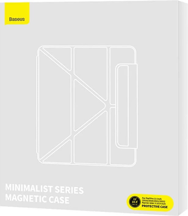 Mbështjellës magnetik Baseus Minimalist për iPad Air 4/Air 5 10.9"/iPad Pro 11", rozë e lehtë