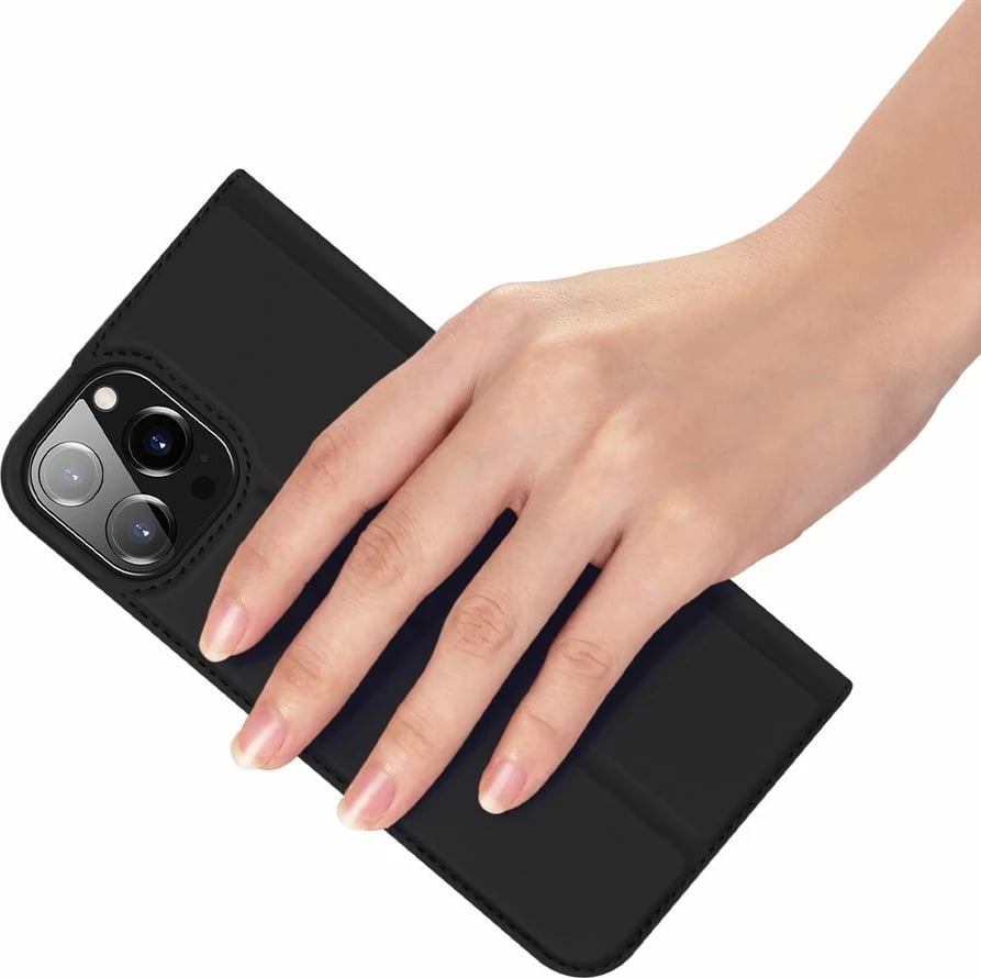 Mbështjellës Dux Ducis Skin Pro Bookcase për iPhone 13 Pro Max, e zezë