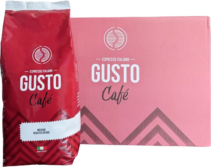Kafe Gusto Cafe- Meduim Roasted Beans, 10 kg