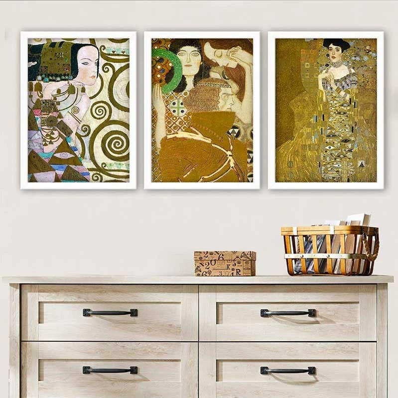 Pikturë dekorative me kornizë (3 copë), Wallity, 3BC_UN6645856_5575