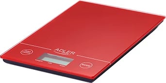 Peshore kuzhine elektronike Adler AD 3138 5 kg 1 g platformë 14x20 cm e kuqe