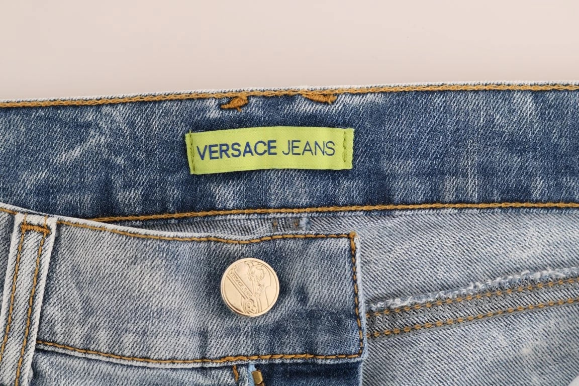 Xhinse për femra Versace Jeans, të kaltërta