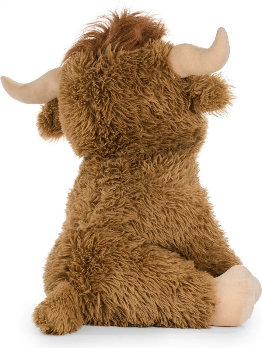Lodër pelushi lopë Highland Daffi M-640, 65 cm, bezhë/kafe