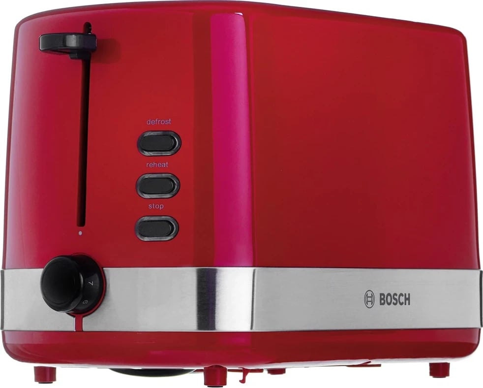 Tostier Bosch TAT6A514, 2 feta, 800 W, e kuqe