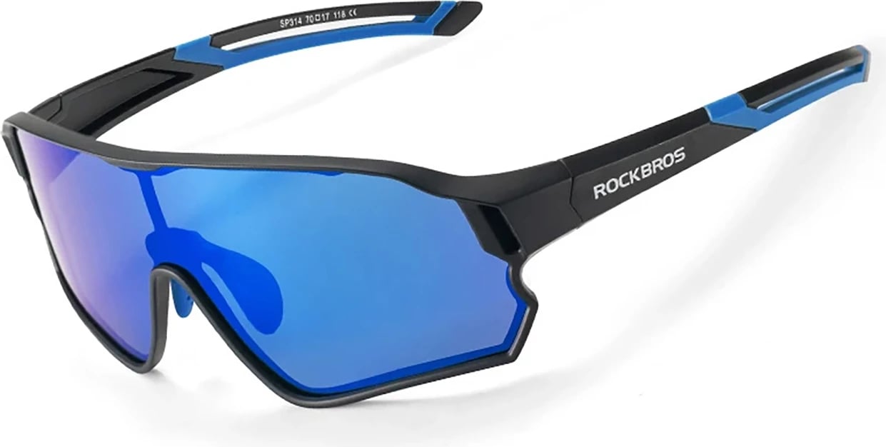 Syze çiklizmi Rockbros 14110009001 për fëmijë, të polarizuara, e zezë/blu