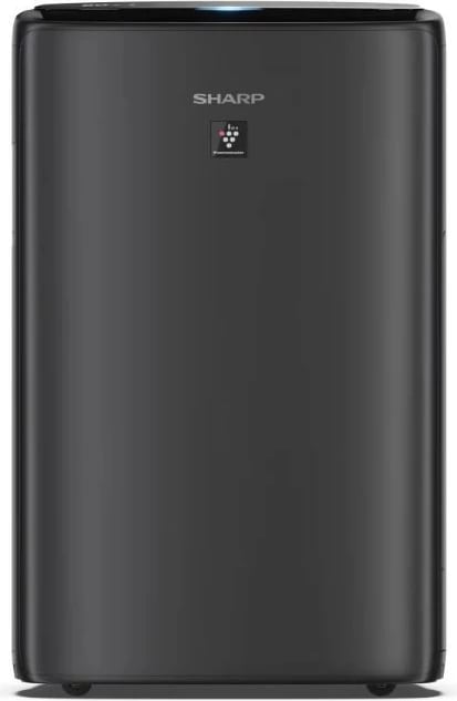 Pastrues ajri me lagështim, Sharp UA-KIN42E-H, për dhoma deri 28 m², depozitë 2.7 L, Plasmacluster Ion 25000, i zi