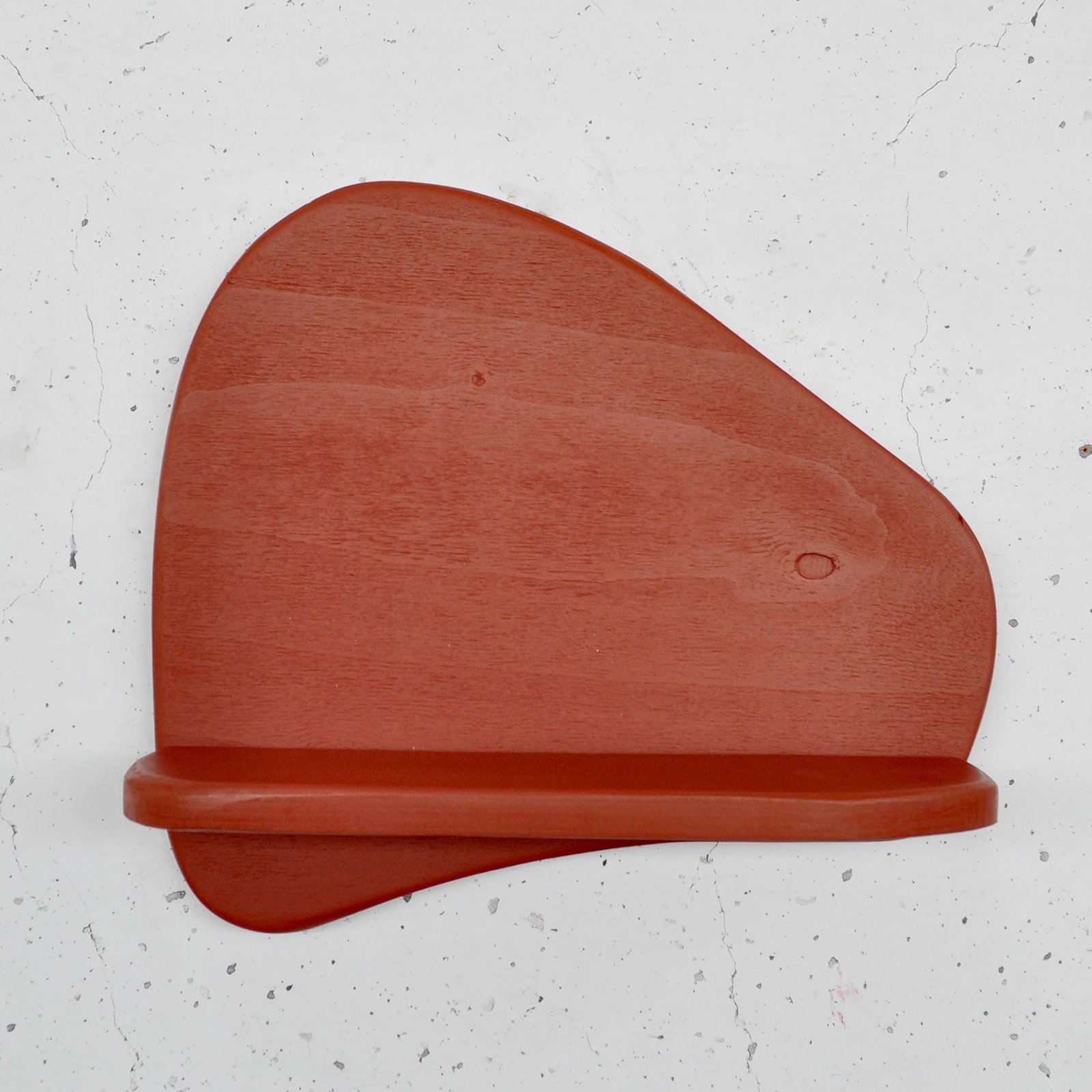 Raft dekorativ muri, dru i kuq, Skye Decor, Meh221, 35x32x11cm