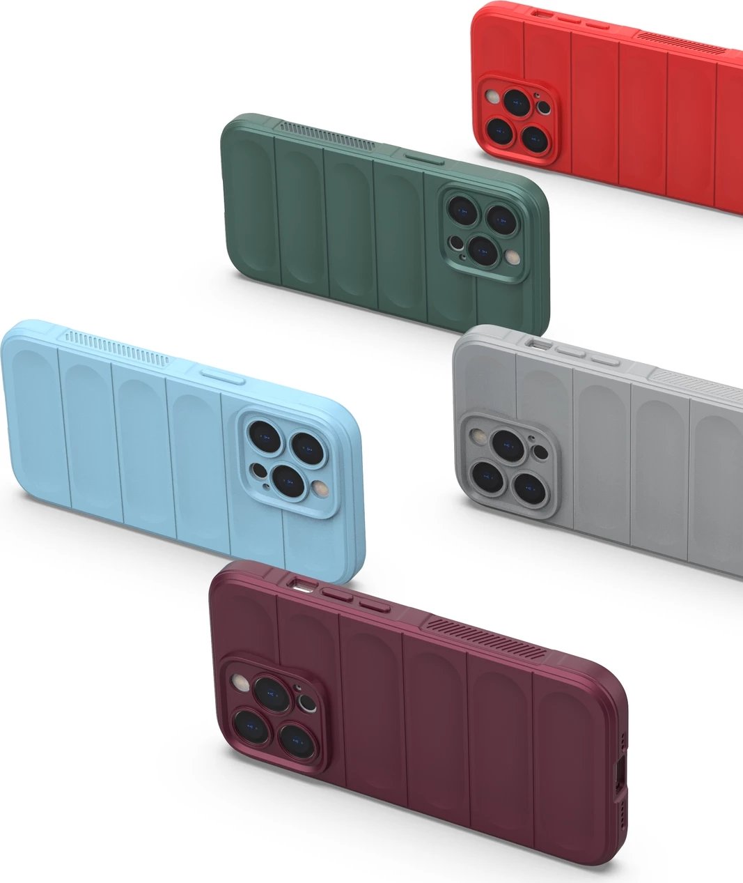 Mbështjellës Hurtel Magic Shield Case për iPhone 13 Pro, TPU, Kuqe