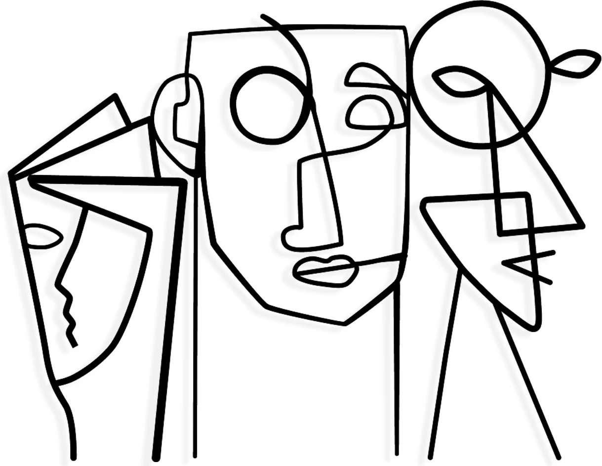 Aksesor dekorativ metalik për mur, Wallity, Aeimnestus