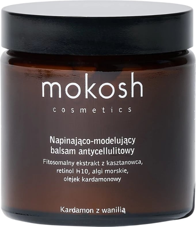 Balsam për trup për femra Mokosh Tightening and Shaping Anti-Cellulite Balm Kardamom me Vanilje, 120ml