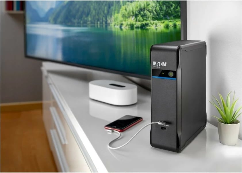 Kasë UPS Eaton 3P Ellipse 900 USB FR, 900 VA, 540 W, E zezë