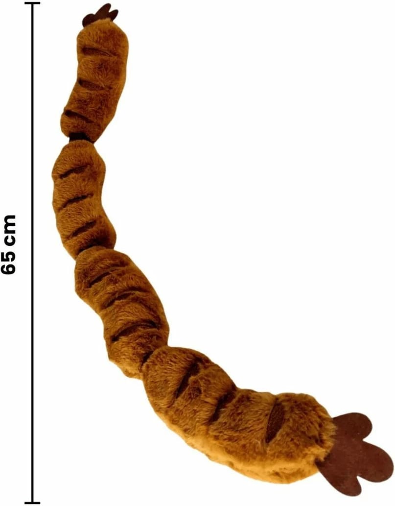 Lodër pelushi për qen, ngjyrë kafe, 65cm, Paws & Whiskers, Havhav 1013