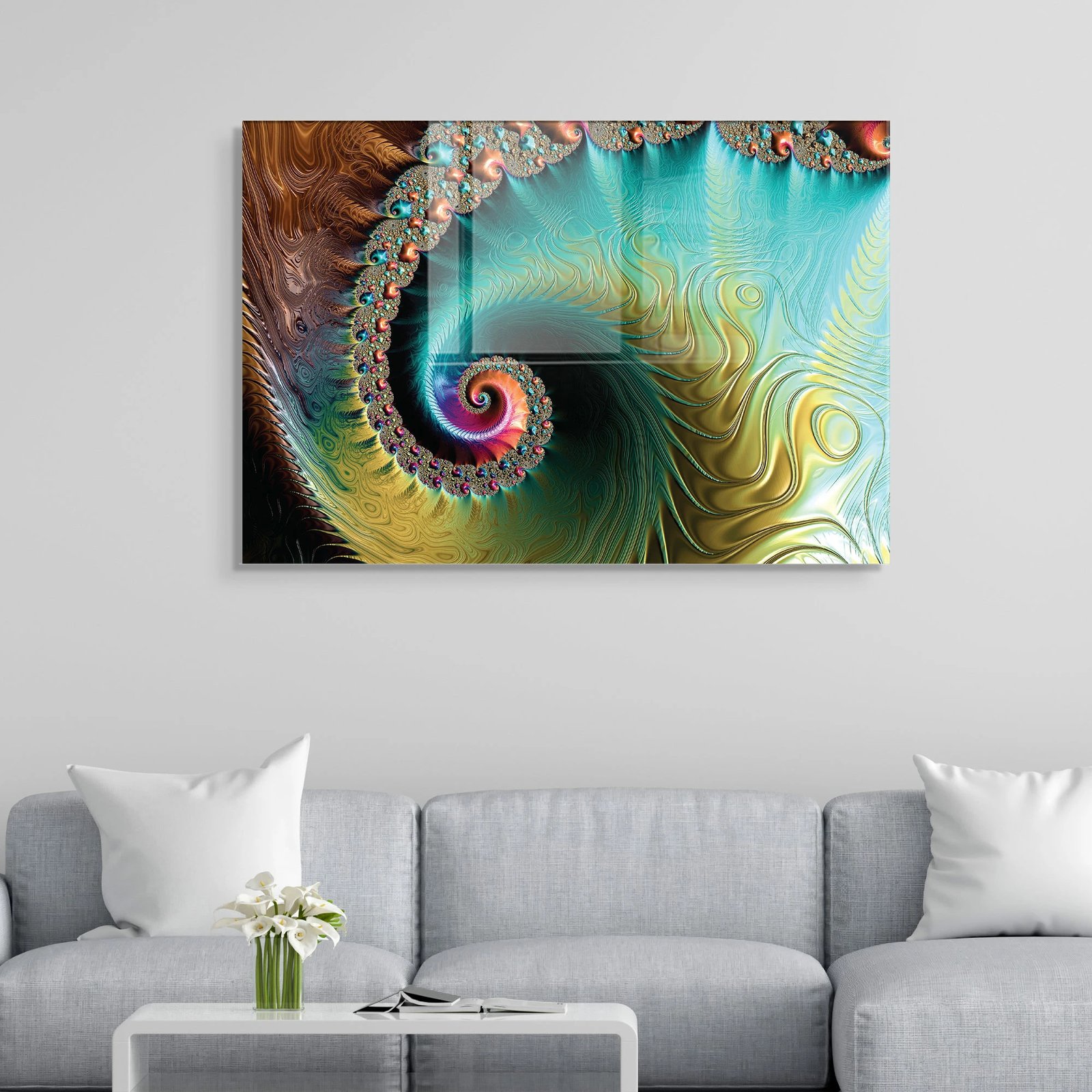 Pikturë dekorative prej xhami të temperuar, Wallity 2126, 30x45cm