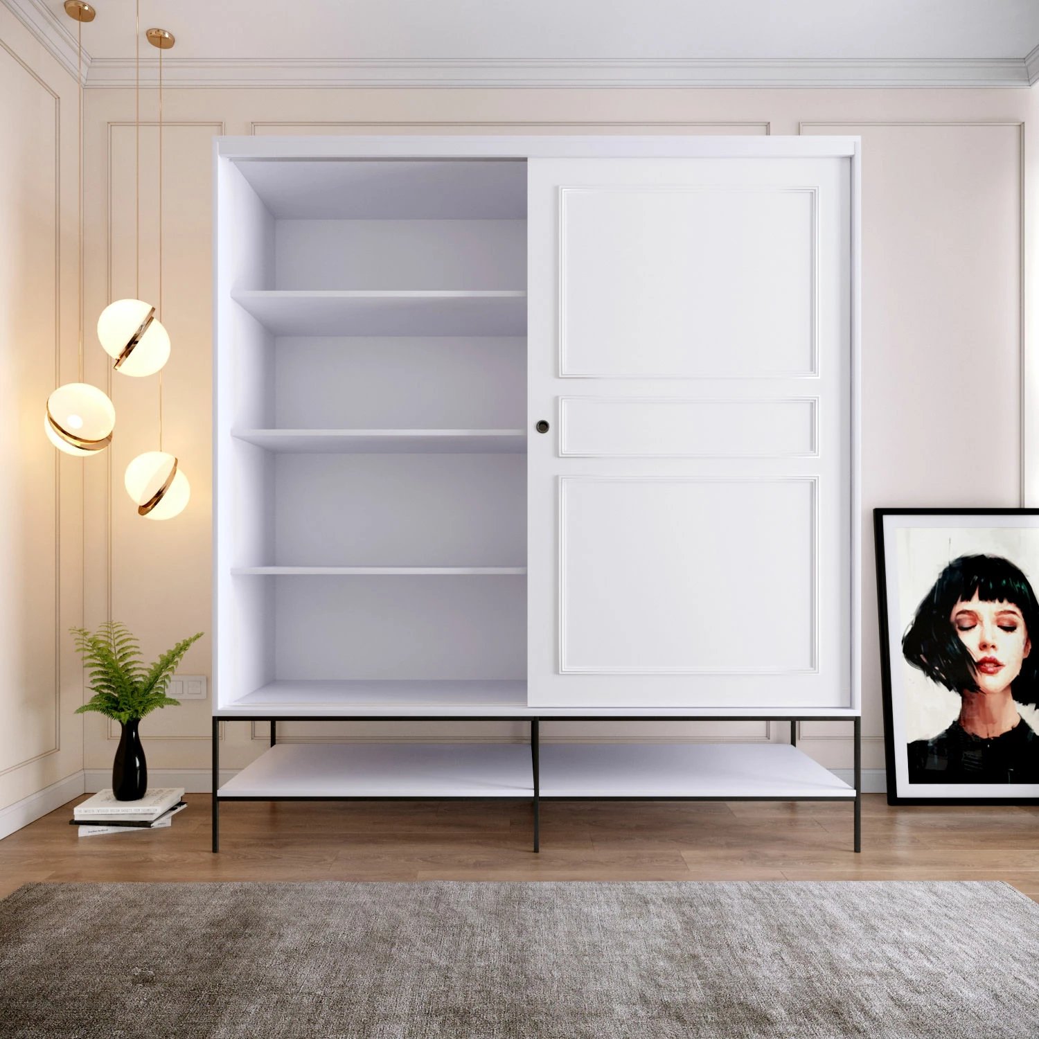 Dollap Skye Decor Martin 190, i bardhë