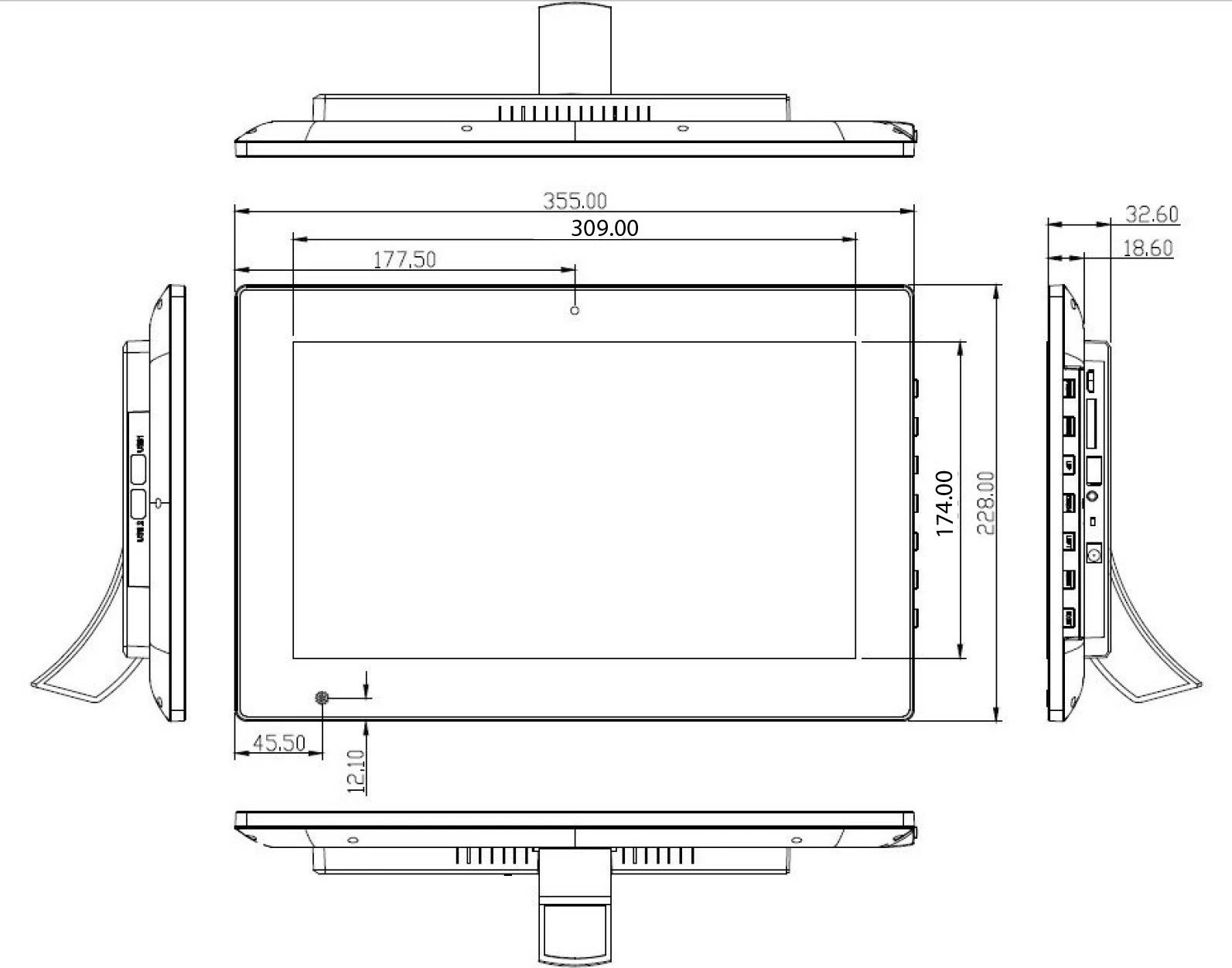 Tablet ALLNET PrimeOne-140, 8GB/64GB, 14 Zoll, Android 13