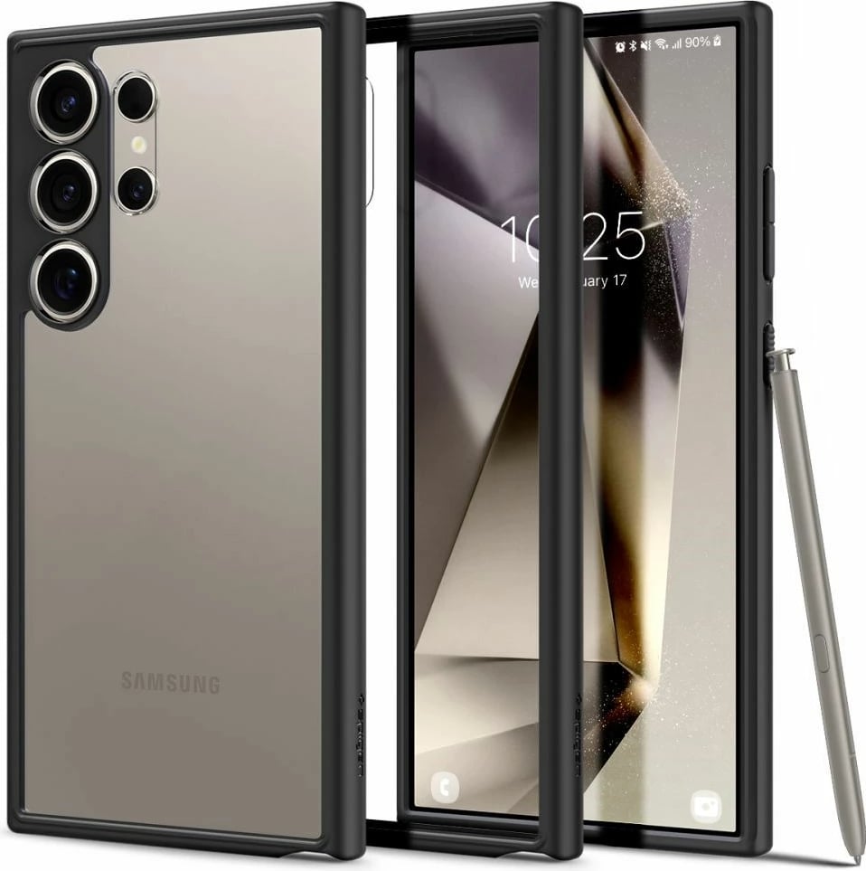 Mbështjellës Spigen Ultra Hybrid për Samsung Galaxy S24 Ultra, Matte Black