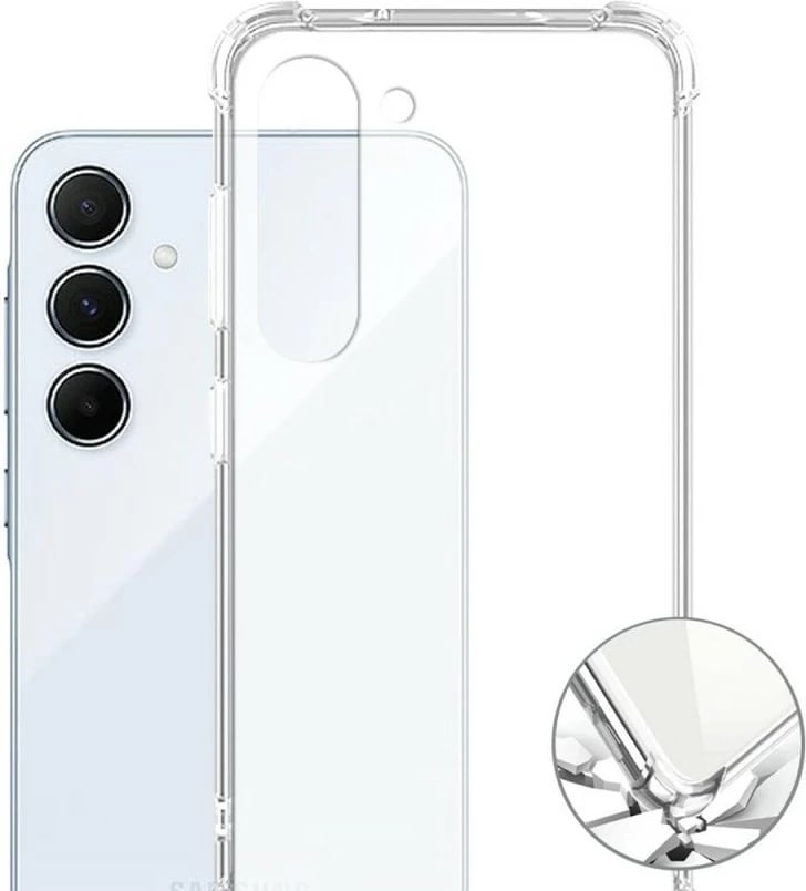 Mbështjellës 4smarts 541338, Samsung Galaxy A56 5G, 17 cm (6.7"), Transparent