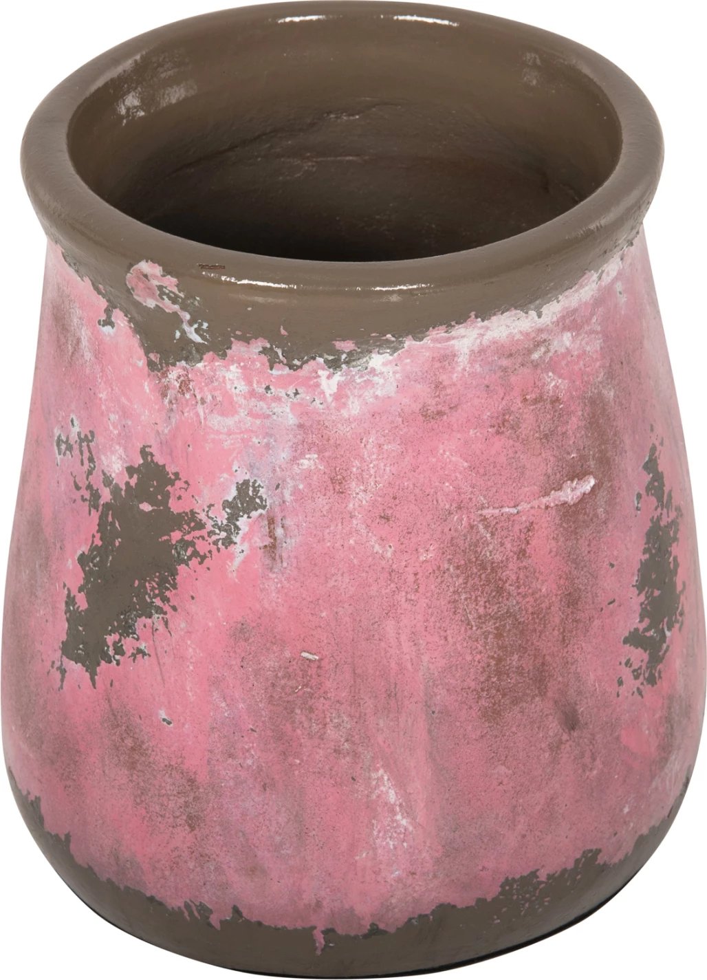 Vazo dekorative FH4381, ngjyrë terrakote, Φ18Χ20Hcm