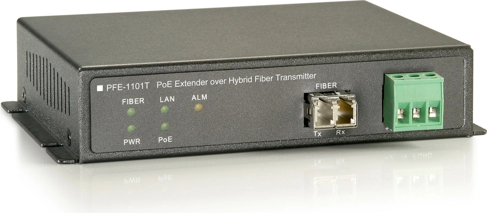 Transmetues rrjeti LevelOne PoE, 120W, 2000 m, i zi