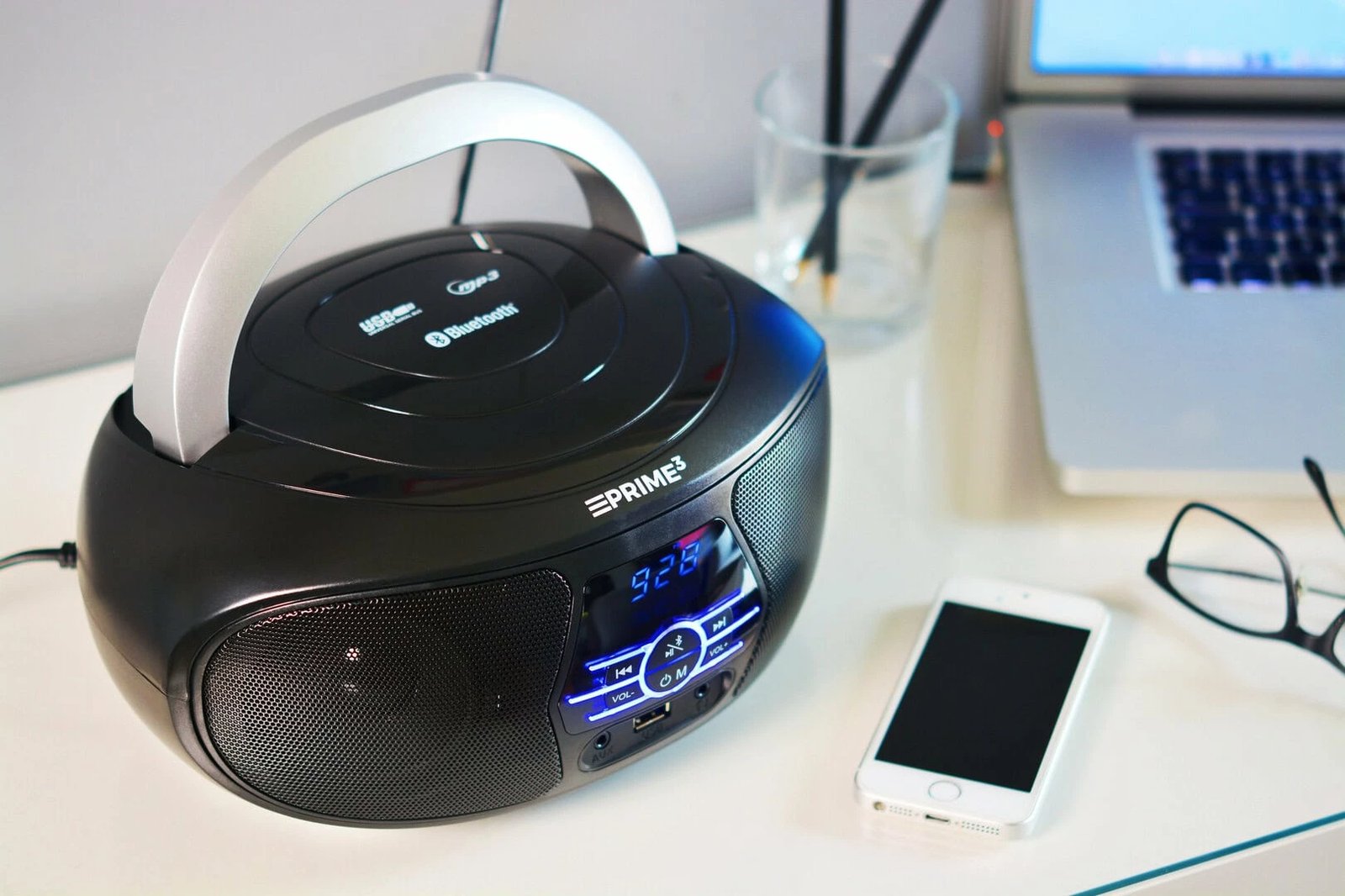 Radio Boombox Portative Bluetooth me FM dhe MP3/WAV/FLAC PRIME3 ABB11BT