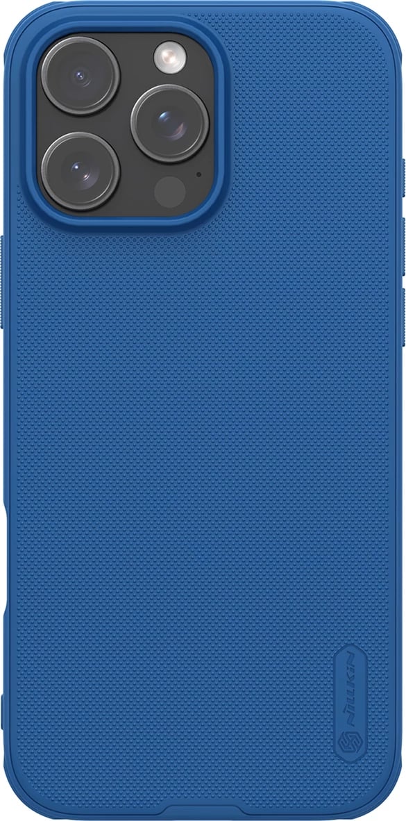 Mbështjellës Nillkin Super Frosted Shield Pro për iPhone 16 Pro, kaltër