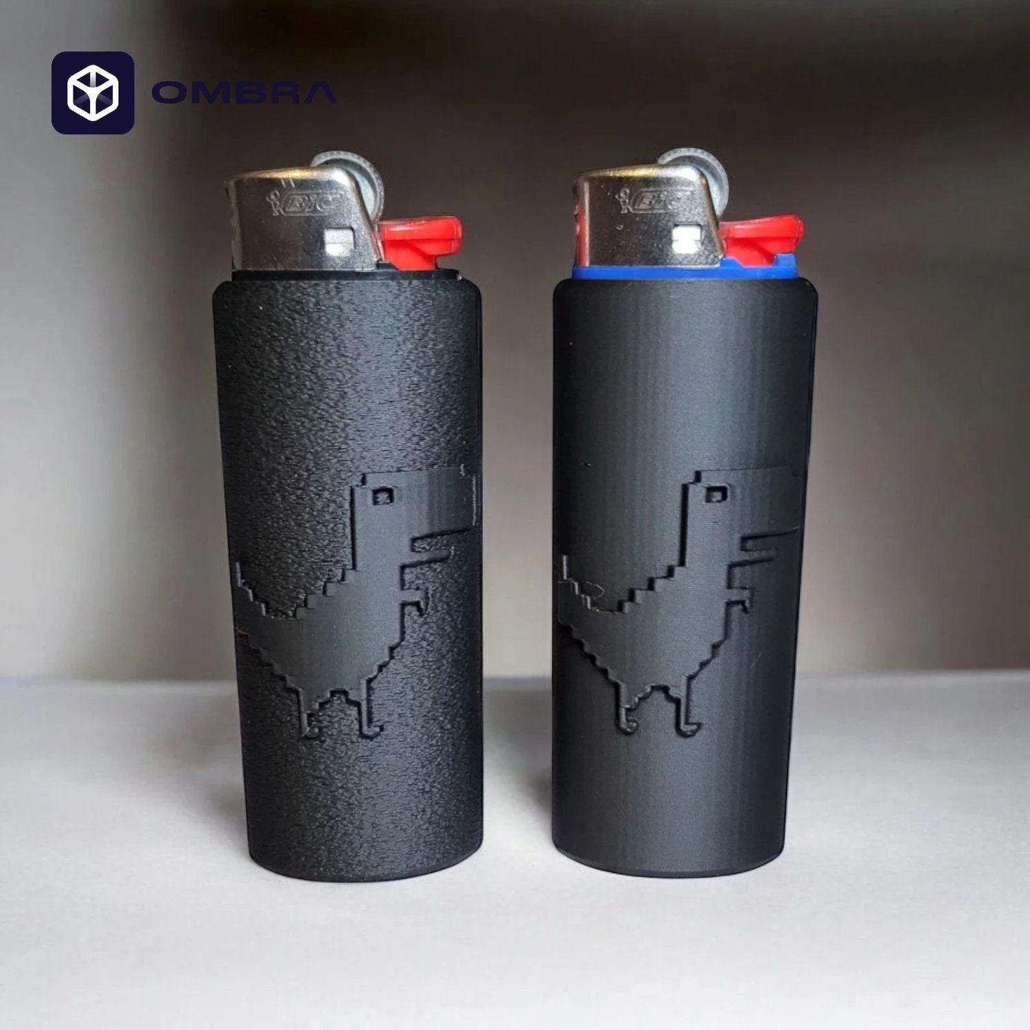 Mbajtëse për çakmak BIC, dizajni "No Internet Bic Case", e zezë