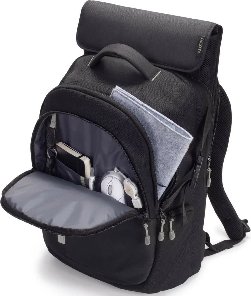 Shpinore DICOTA Eco D30675-RPET për laptop 14-15.6", e zezë