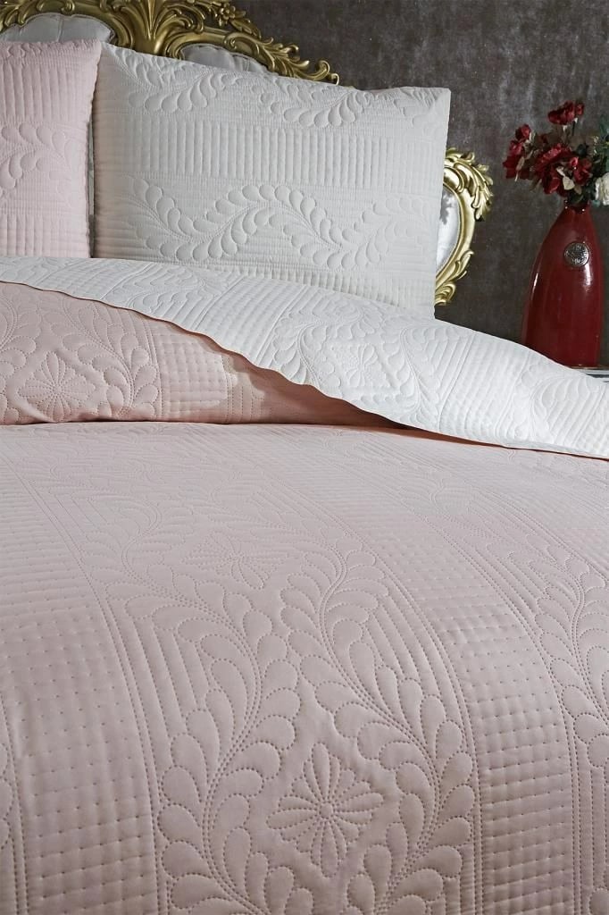 Set mbulesë dysheku dopio, L'essentiel, Sanem, krem dhe pluhur