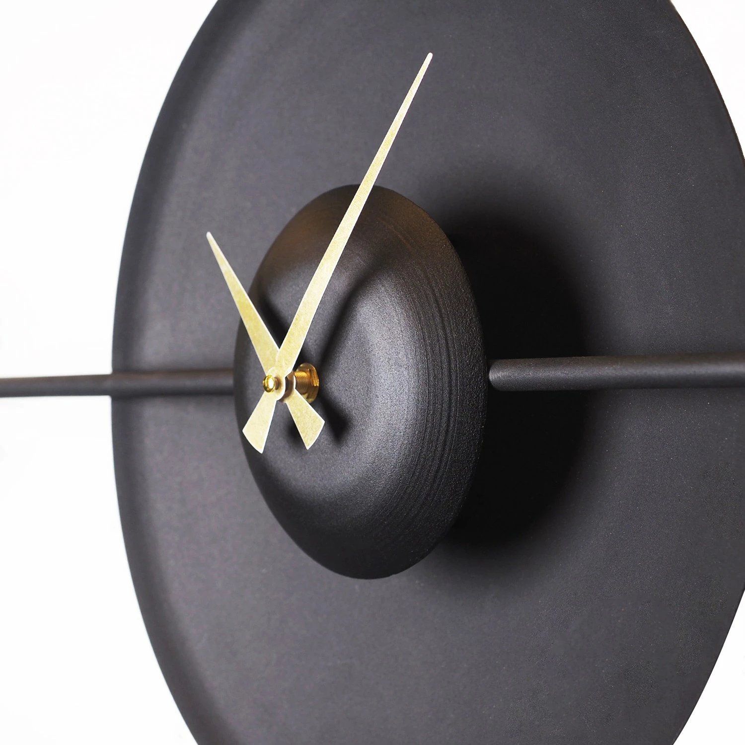 Orë muri dekorative prej metali, Wallity, APS138LSS, e zezë, 36x99cm