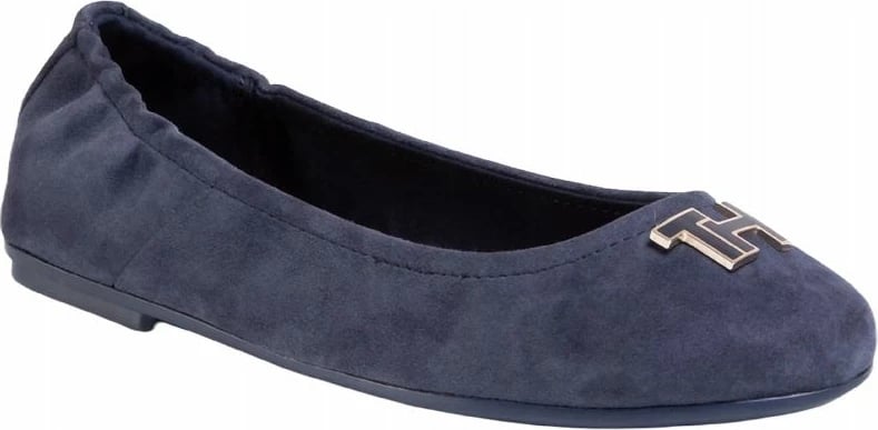 Këpucë ballerina për femra Tommy Hilfiger, blu marine