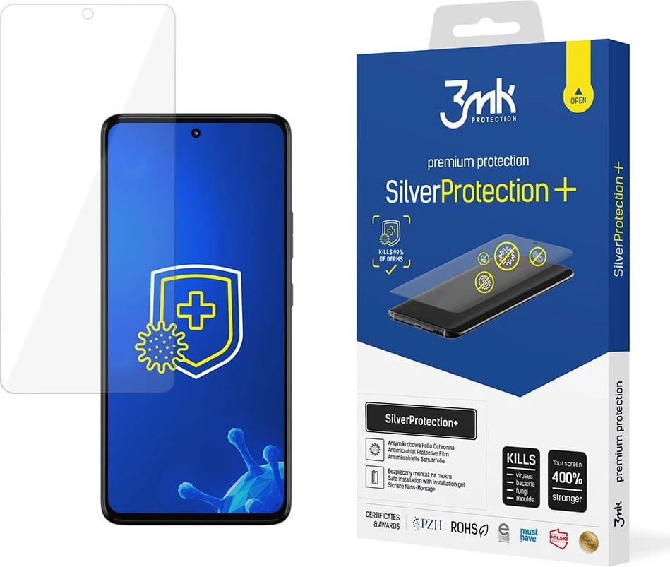 Folje mbrojtëse 3mk SilverProtection+ për Motorola Moto G72, Transparent