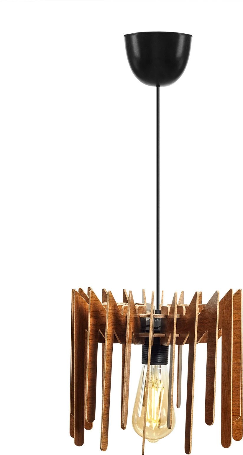 Llambë varëse Opviq, dizajn ZigZag, ngjyrë arre, set prej 2 copash