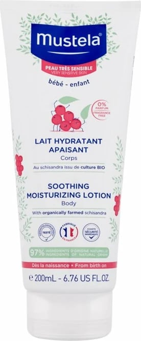 Losion trupi Mustela Bébé për fëmijë 200ml
