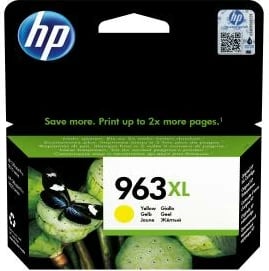 Fishek boje, HP, 963XL (3JA29AE), 18 ml, rendiment i lartë, e verdhë