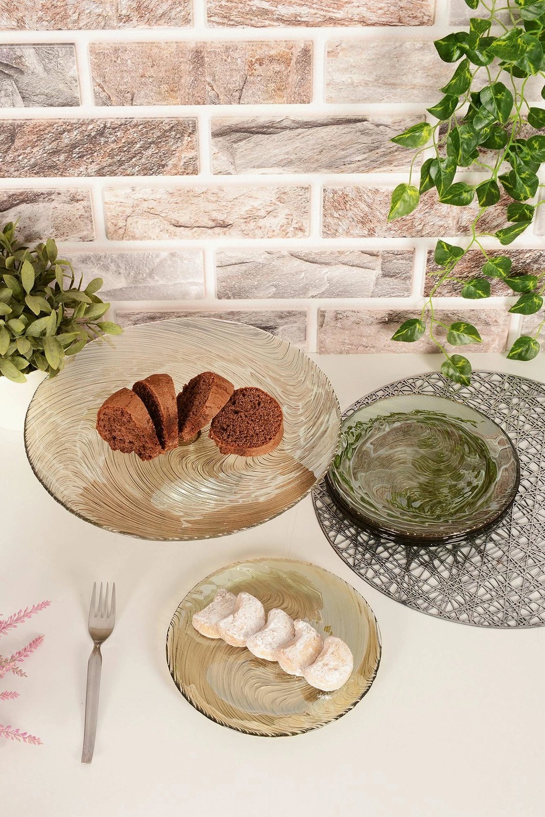 Set për shërbim torte (7 copë), Hermia, Elisya 7PTFS