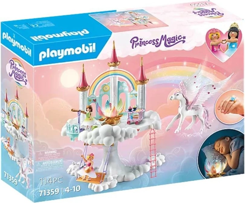 Set lodrash Playmobil Princess Magic 71359, Kështjella e Ylberit, 114 pjesë