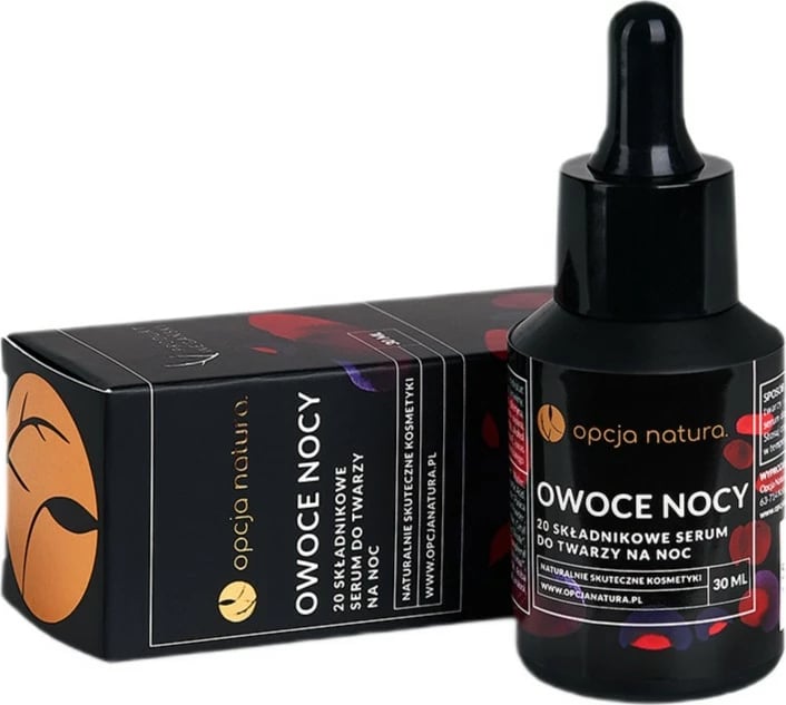 Serum nate për fytyrë për femra Opcja Natura Night Fruits, 30ml