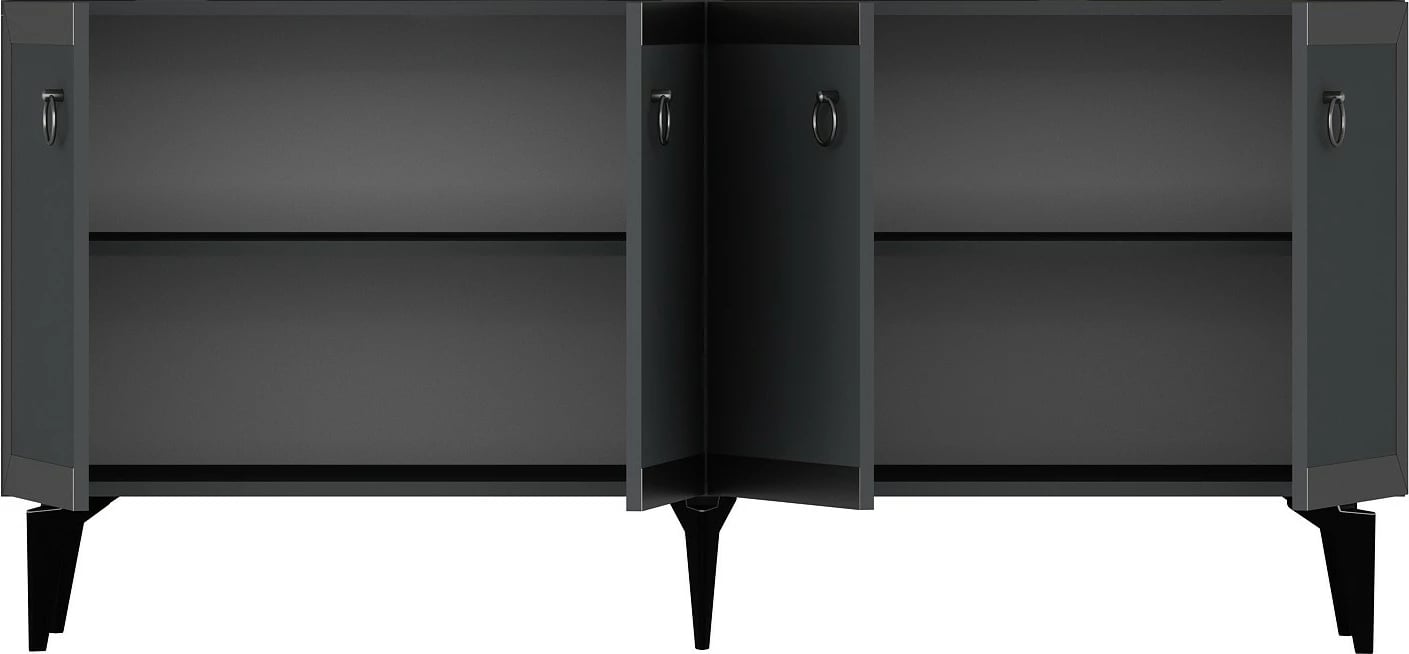 Konsol Hanah Home, Ponny, antracit dhe argjend