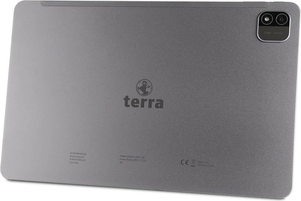 Tablet Terra TERRA PAD 1201, 12.6 inç, 8GB/256GB, LTE, Android 14, e zezë